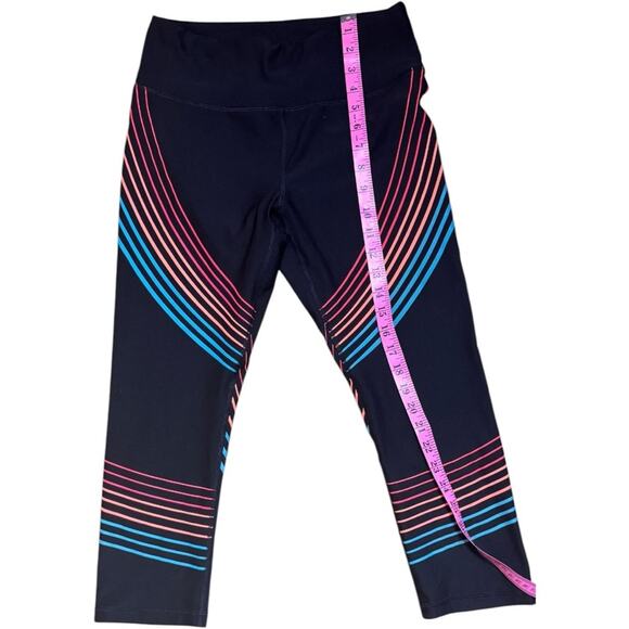 RBX Women's Athletic Sporty Black & Multi-color Legging Sz M - Picture 6 of 8